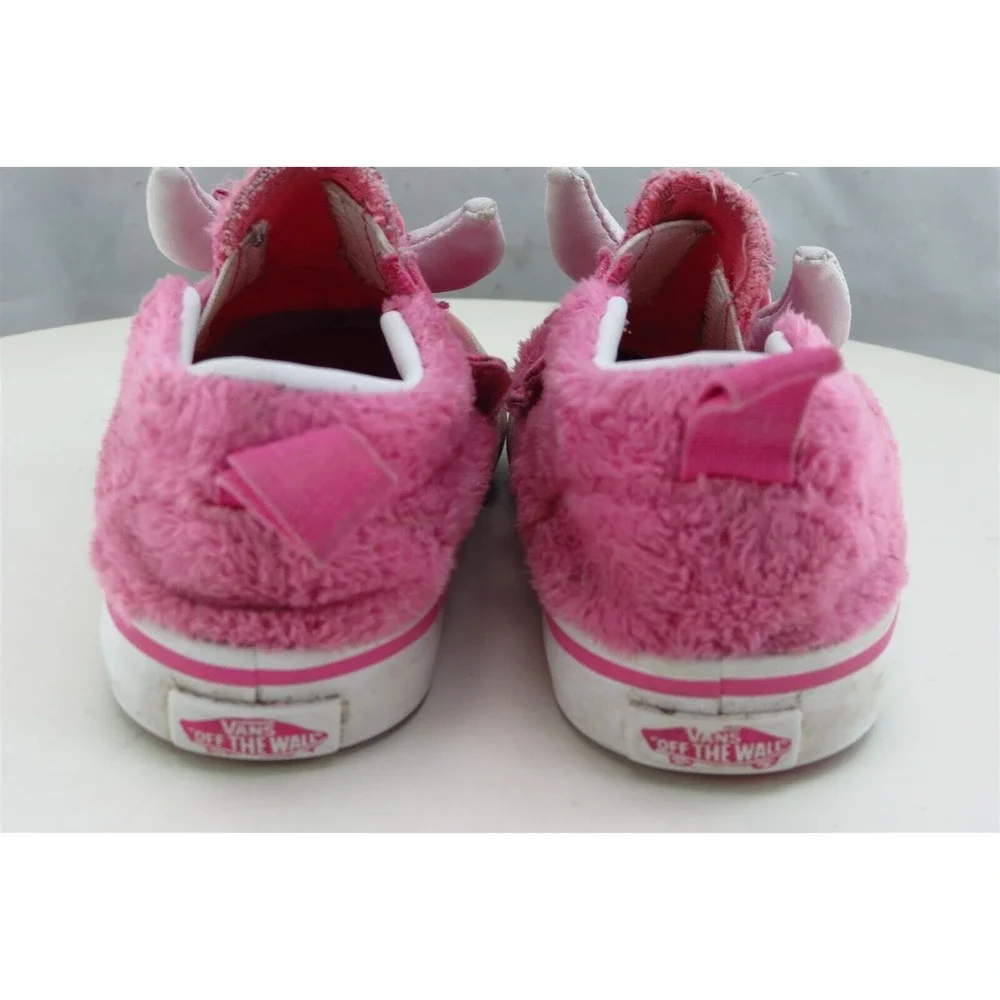 VANS Toddler Girls 5 Medium‎ Pink Loafer Fabric